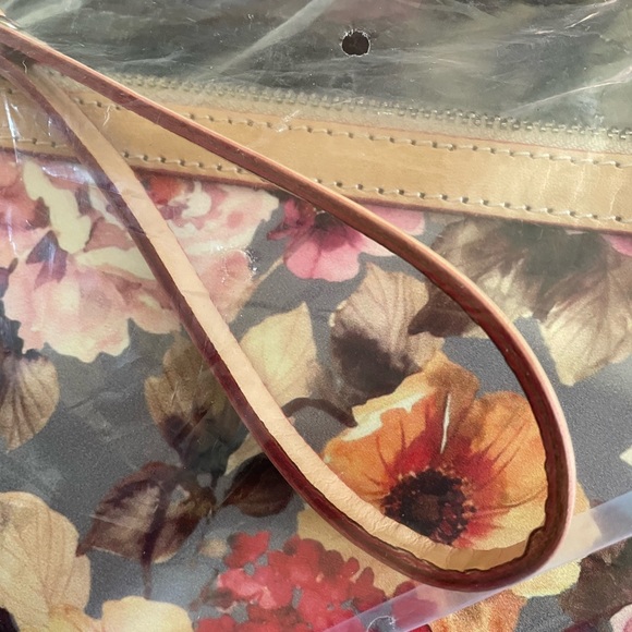 Calvacanti Made in Italy Large Clutch or Travel Makeup Bag All Leather 12 X 8 - Picture 6 of 12